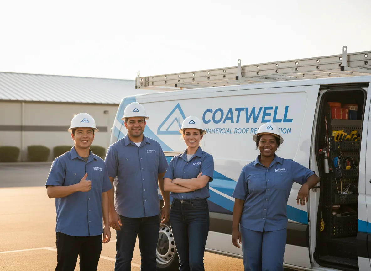 Commercial roof coating company in Leeper, PA